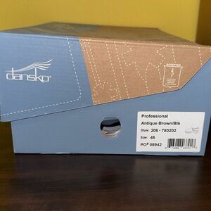 Dansko Professional Antique Brown/Black Men's Shoes